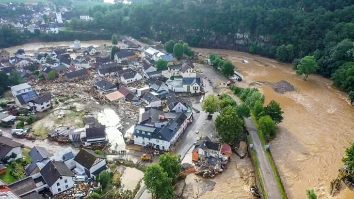 Fortes inondations en Allemagne et en Belgique, au moins 67 morts et de nombreux disparus - ảnh 1