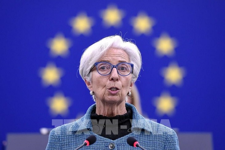 Pas de stagnation économique à l'horizon en zone euro, estime Christine Lagarde - ảnh 1