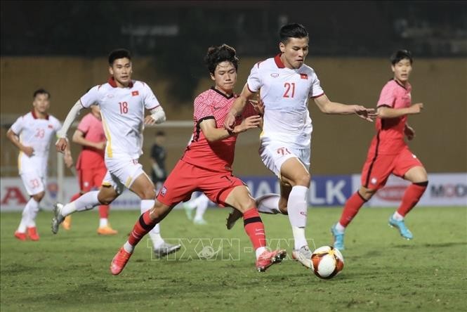 Football: l’équipe vietnamienne des moins de 23 ans bat l’équipe sud-coréenne des moins de 20 ans - ảnh 1