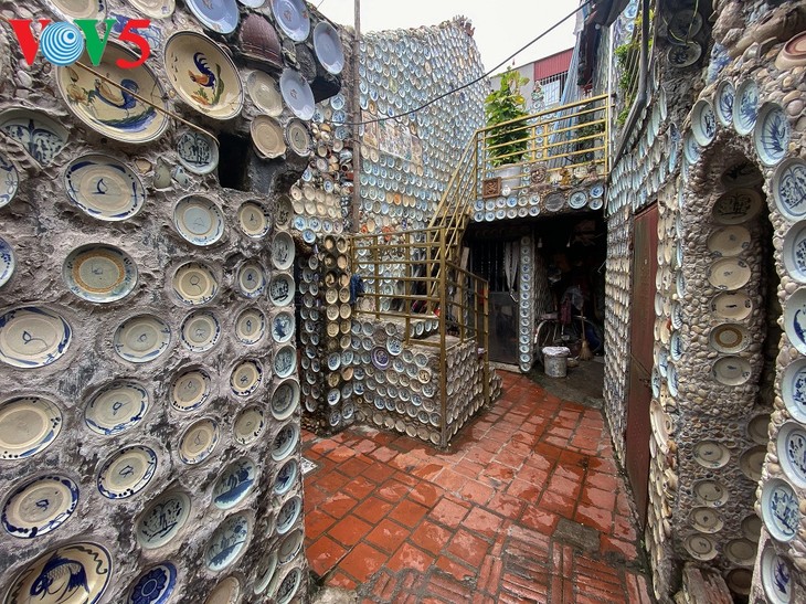 Ngôi nhà gắn hơn 10.000 bát đĩa cổ ở Vĩnh Phúc - ảnh 6