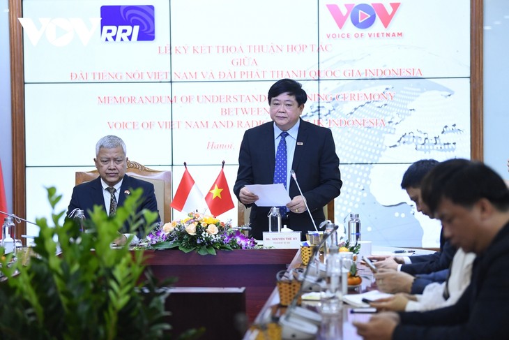 VOV và RRI ký thỏa thuận hợp tác mới, góp phần vun đắp tình hữu nghị Việt Nam – Indonesia - ảnh 2