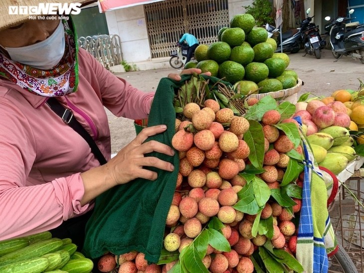 Vải đầu mùa bán tràn Hà Nội: Hút khách từ “chợ mạng”, ven đường đến siêu thị - ảnh 3
