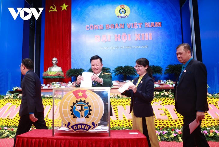 Đại hội XIII Công đoàn Việt Nam: Tiến hành bầu Ban Chấp hành Tổng LĐLĐ Việt Nam khóa XIII - ảnh 11