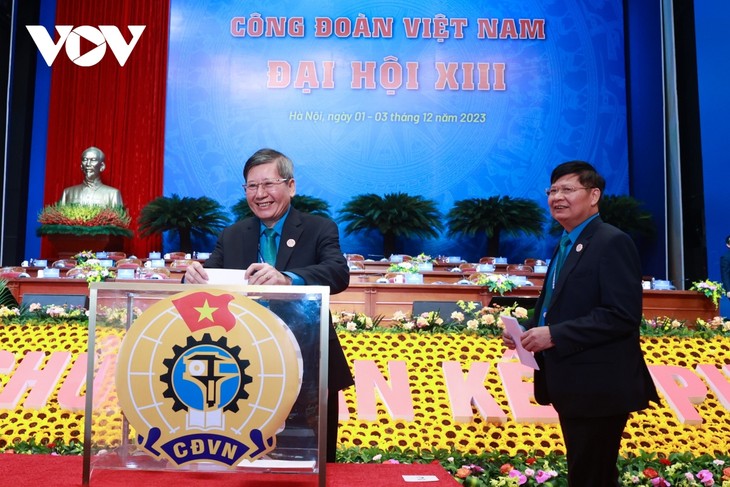 Đại hội XIII Công đoàn Việt Nam: Tiến hành bầu Ban Chấp hành Tổng LĐLĐ Việt Nam khóa XIII - ảnh 2