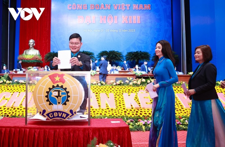 Đại hội XIII Công đoàn Việt Nam: Tiến hành bầu Ban Chấp hành Tổng LĐLĐ Việt Nam khóa XIII - ảnh 6