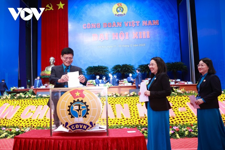 Đại hội XIII Công đoàn Việt Nam: Tiến hành bầu Ban Chấp hành Tổng LĐLĐ Việt Nam khóa XIII - ảnh 9