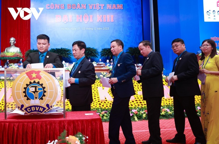 Đại hội XIII Công đoàn Việt Nam: Tiến hành bầu Ban Chấp hành Tổng LĐLĐ Việt Nam khóa XIII - ảnh 7