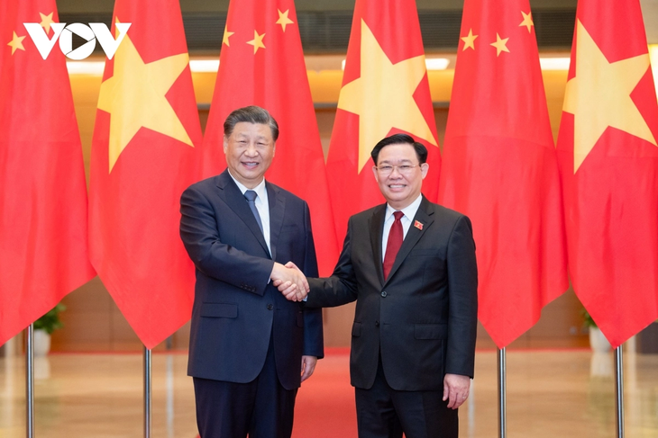 Chủ tịch Quốc hội Vương Đình Huệ hội kiến Tổng Bí thư, Chủ tịch nước Trung Quốc Tập Cận Bình - ảnh 3