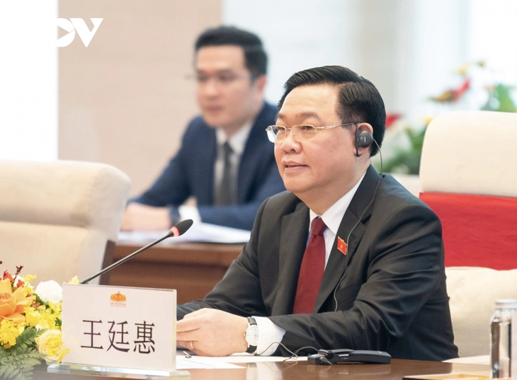 Chủ tịch Quốc hội Vương Đình Huệ hội kiến Tổng Bí thư, Chủ tịch nước Trung Quốc Tập Cận Bình - ảnh 8