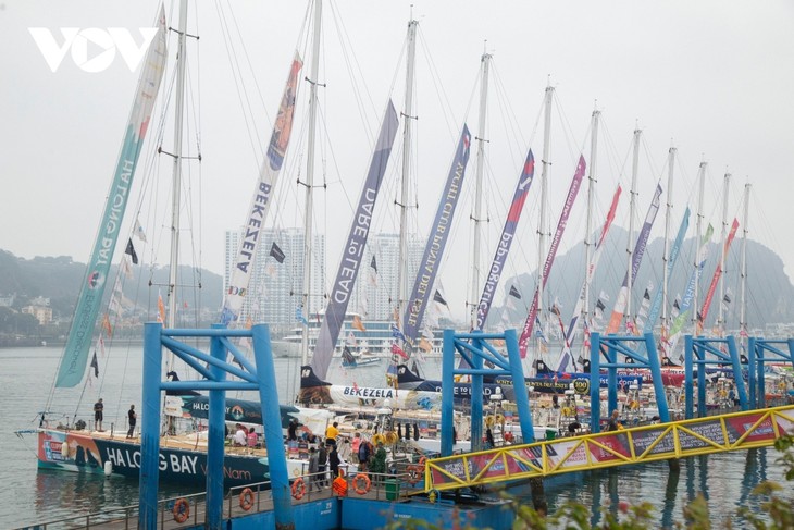 Cận cảnh 11 chiếc thuyền buồm Clipper Race tại Hạ Long - ảnh 8