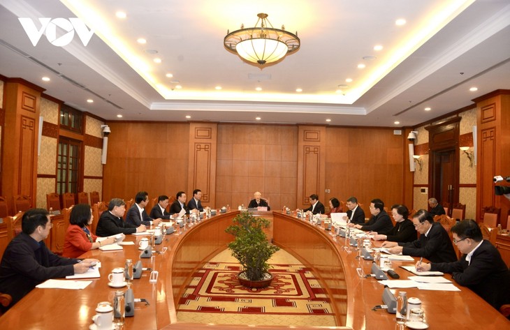 Tổng Bí thư chủ trì phiên họp đầu tiên Tiểu ban nhân sự Đại hội XIV của Đảng - ảnh 5