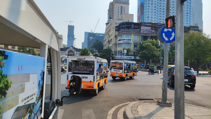 Thành phố Hồ Chí Minh thí điểm xe điện chở khách du lịch ở nội đô thành phố - ảnh 2