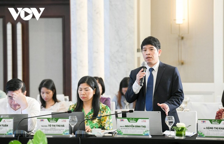 Toàn cảnh Diễn đàn Doanh nghiệp Việt Nam đẩy mạnh phát triển kinh tế xanh - ảnh 6