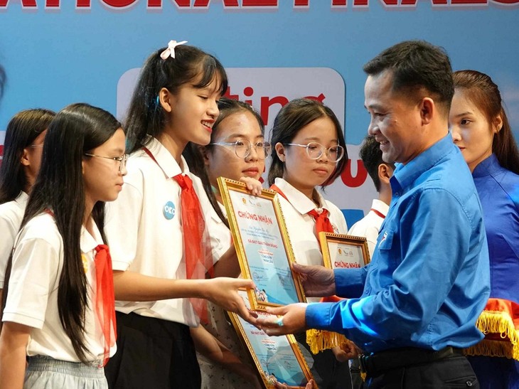 Học sinh Hà Nội giành giải Quán quân Sân chơi “Thiếu niên Việt Nam - Công dân toàn cầu” năm 2024  - ảnh 5