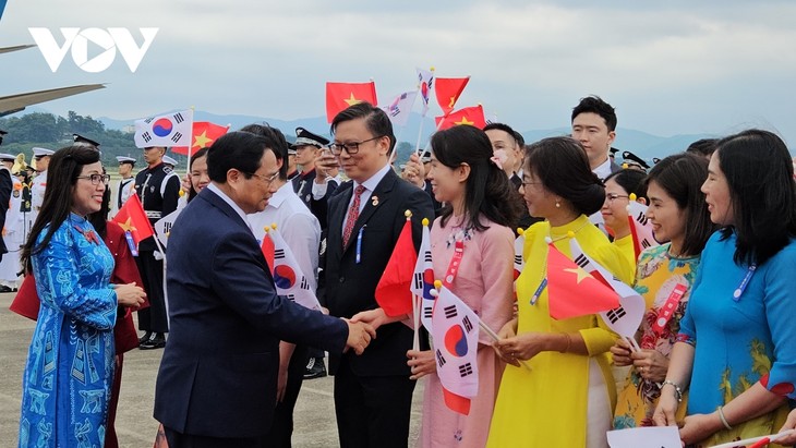 Lễ đón Thủ tướng Phạm Minh Chính và Phu nhân thăm chính thức Hàn Quốc - ảnh 3