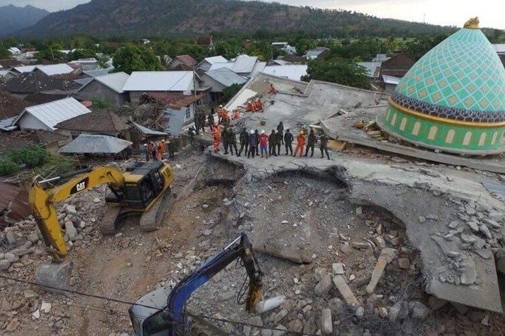 インドネシアの地震に巻き込まれたベトナム人がない - ảnh 1