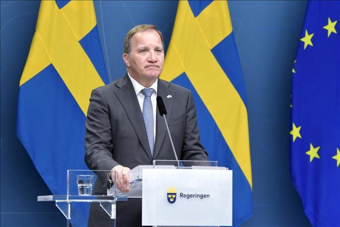 スウェーデン首相、11月退任へ　2022年総選挙控え - ảnh 1