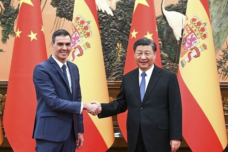 習近平中国国家主席 スペイン首相と会見 - ảnh 1