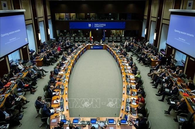 EU臨時首脳会議 イランへの制裁拡大で合意 中東安定化に向け連携強化へ - ảnh 1
