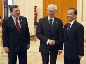 中欧领导人会晤在北京举行 - ảnh 1