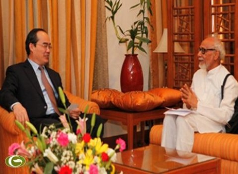 越南政府副总理阮善仁访问印度 - ảnh 1