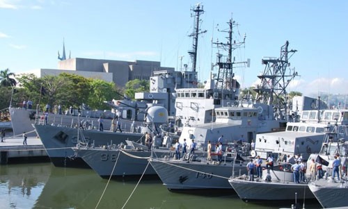 日本海上自卫队三艘训练舰访问菲律宾 - ảnh 1