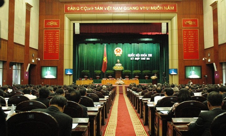 越南13届国会3次会议讨论司法鉴定法草案 - ảnh 1