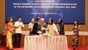 2011-2020年阶段越南青年发展战略实施能力资助项目启动 - ảnh 1