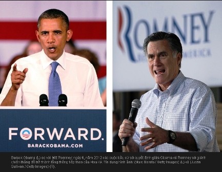 2012年美国总统选举：两位总统候选人举行首次电视辩论 - ảnh 1