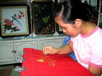中国十字绣在越南 - ảnh 3