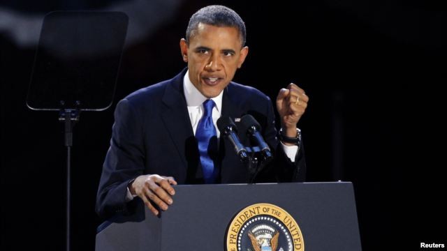 成功连任的奥巴马总统承诺将带领美国前进 - ảnh 1