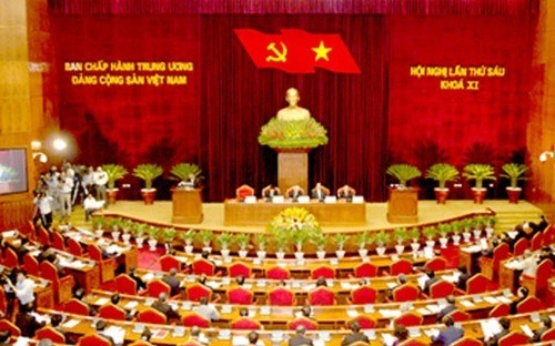 越共中央政治局和书记处的检讨、批评和自我批评结果报告会议举行 - ảnh 1