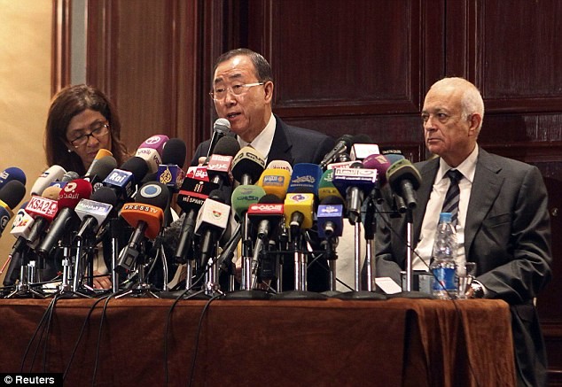 联合国秘书长潘基文敦促各方立即在加沙地带停火 - ảnh 1