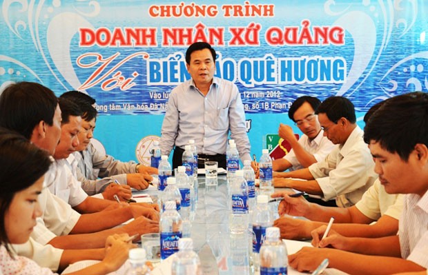 岘港企业家与祖国海洋海岛交流会举行 - ảnh 1