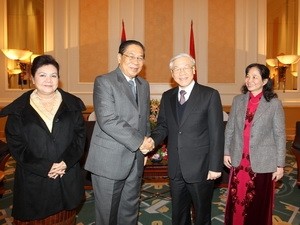 老挝媒体高度评价朱马利总书记的越南之行 - ảnh 1