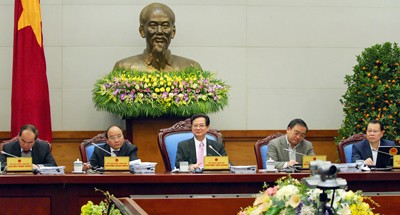 越南政府审议讨论7部法律和法令草案 - ảnh 1