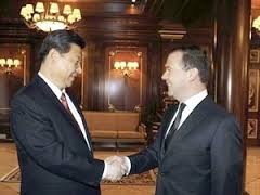中国国家主席习近平会见俄罗斯总理梅德韦杰夫 - ảnh 1