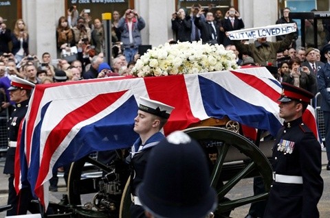 英国为前首相撒切尔夫人举行隆重葬礼 - ảnh 1