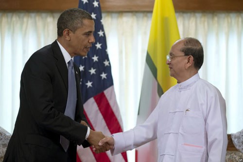 美国总统奥巴马与缅甸总统吴登盛举行会谈 - ảnh 1