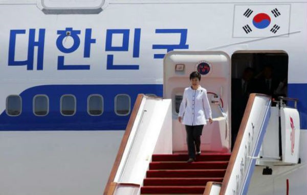 韩国总统朴槿惠开始访问越南 - ảnh 1