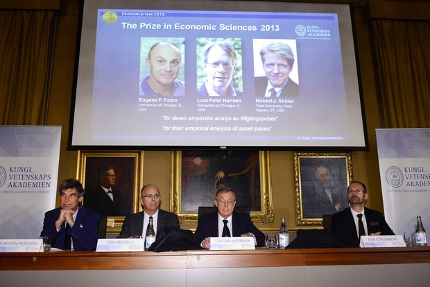 三名美国教授荣获2013年诺贝尔经济学奖 - ảnh 1