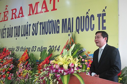 越南国际贸易律师联合培训中心正式成立 - ảnh 1