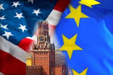 美国与欧盟对俄罗斯实施新制裁 - ảnh 1