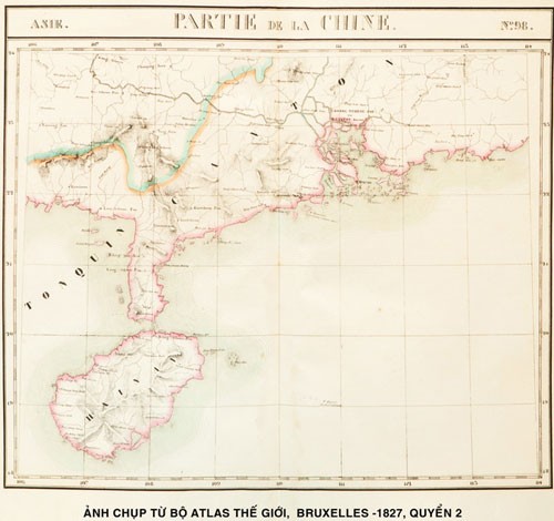 1827年《世界地图集》证明越南主权 - ảnh 3