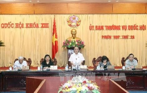 越南13届国会常委会第29次会议集中于立法工作 - ảnh 1