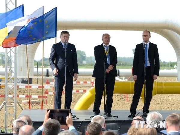 斯洛伐克开通从欧洲通往乌克兰的天然气管道 - ảnh 1