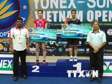 印尼队夺四项冠军成越南羽毛球公开赛最大赢家 - ảnh 1