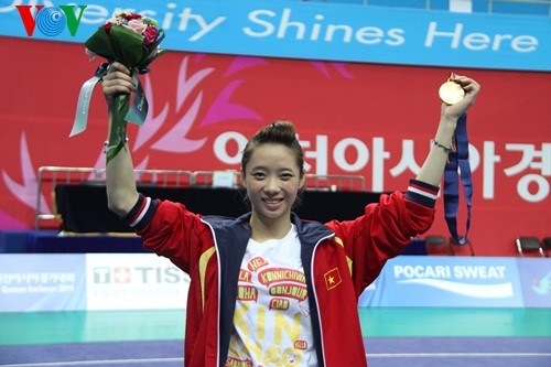 杨翠微在第17届亚运会上为越南赢得首枚金牌 - ảnh 1