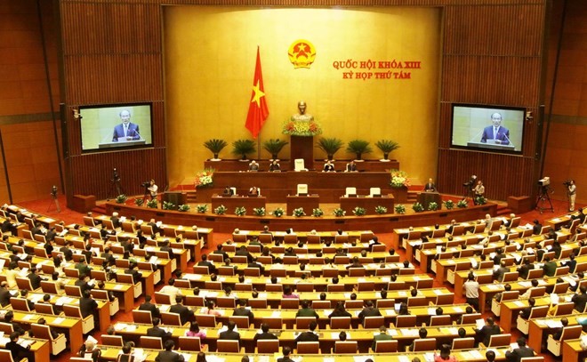 越南13届国会8次会议讨论预防打击违法犯罪行为工作报告 - ảnh 1