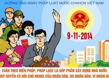越南司法部举行2014年越南法律日响应活动 - ảnh 1